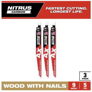 Sawzall Blade 3PK, 9"