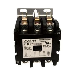 Contactor, 120V, 3-Pole, 50A, Definite Purpose