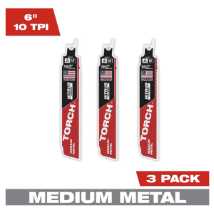Sawzall Blade 3PK, 6"